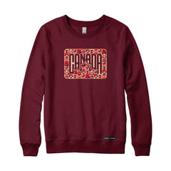 Canada Retro Leaf Patchwork Sweatshirt or Hoodie