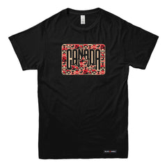 Canada Retro Leaf Patchwork T-shirt