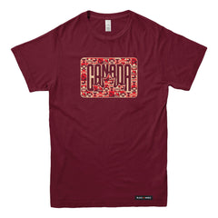 Canada Retro Leaf Patchwork T-shirt