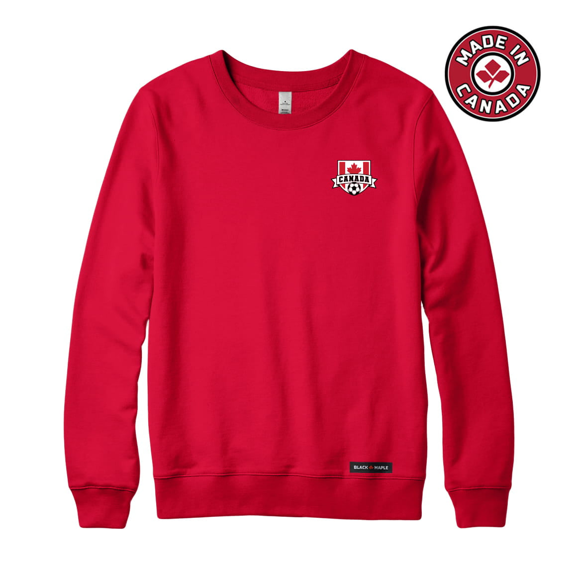 Canada Soccer Game Score Crest Sweatshirt or Hoodie