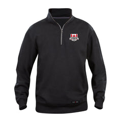 Canada Soccer Game Score Crest 1/4 Zip Sweatshirt