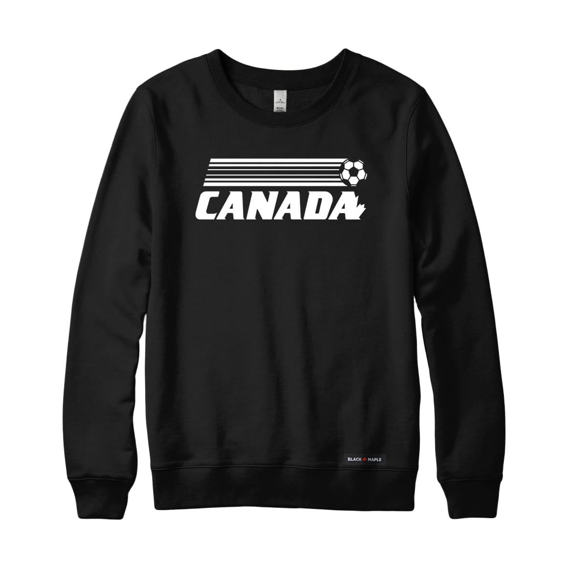 Canada Soccer Retro Stripe Sweatshirt or Hoodie