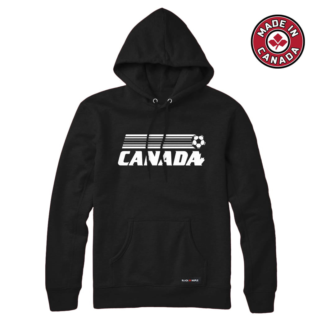Canada Soccer Retro Stripe Sweatshirt or Hoodie