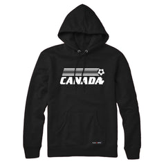 Canada Soccer Retro Stripe Sweatshirt or Hoodie
