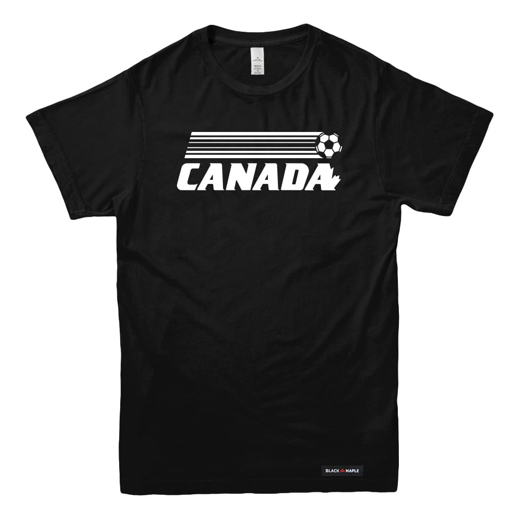 Canada Soccer Retro Stripe T-shirt