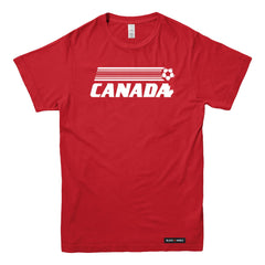 Canada Soccer Retro Stripe T-shirt