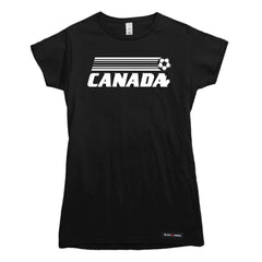 Canada Soccer Retro Stripe T-shirt