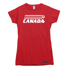 Canada Soccer Retro Stripe T-shirt