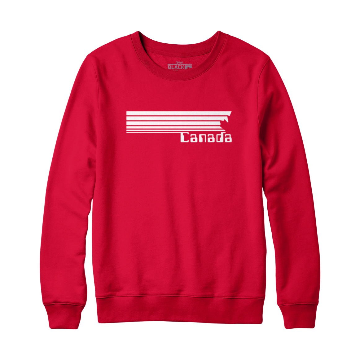 Canada 80s Retro Stripe Sweatshirt and Hoodie