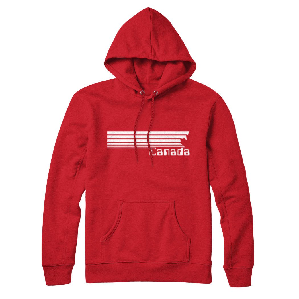 Canada 80s Retro Stripe Sweatshirt and Hoodie