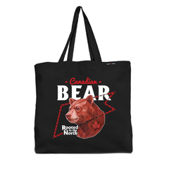 Canadian Bear Low Poly Bust Tote Bag