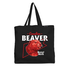 Canadian Beaver Low Poly Bust Tote Bag