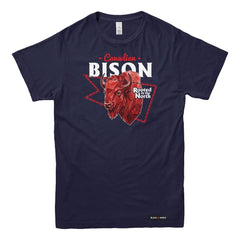 Canadian Bison Low Poly Bust T-shirt