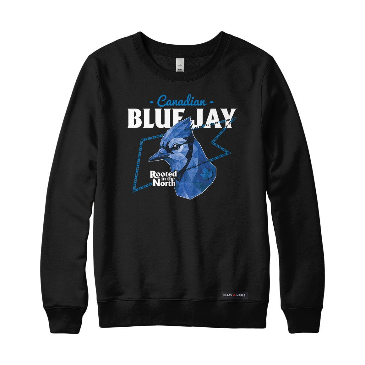 Canadian Blue Jay Low Poly Bust Sweatshirt or Hoodie