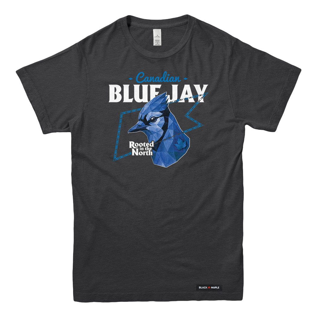 Canadian Blue Jay Low Poly Bust T-shirt