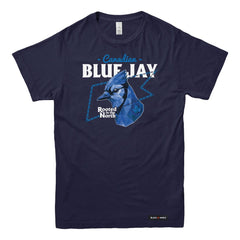 Canadian Blue Jay Low Poly Bust T-shirt