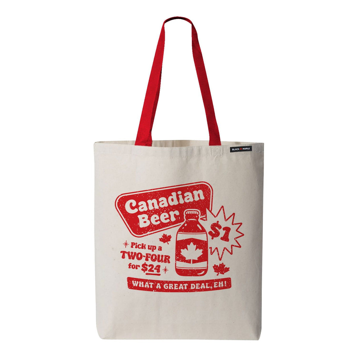 Canadian Dollar Beer Totebag