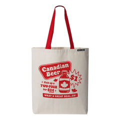 Canadian Dollar Beer Totebag