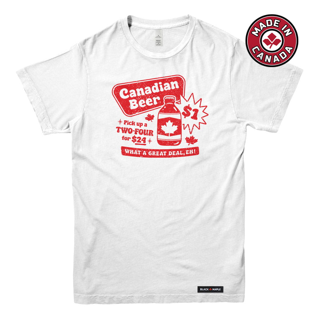 Canadian Dollar Beer T-shirt