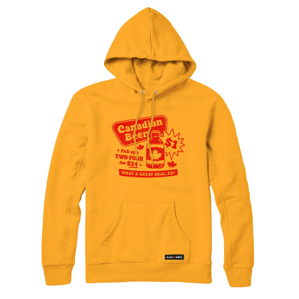 Canadian Dollar Beer Sweatshirt or Hoodie