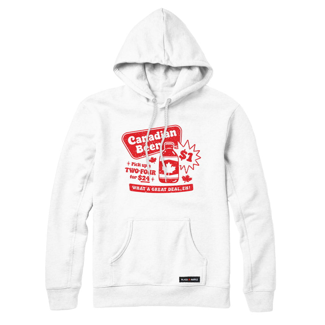 Canadian Dollar Beer Sweatshirt or Hoodie
