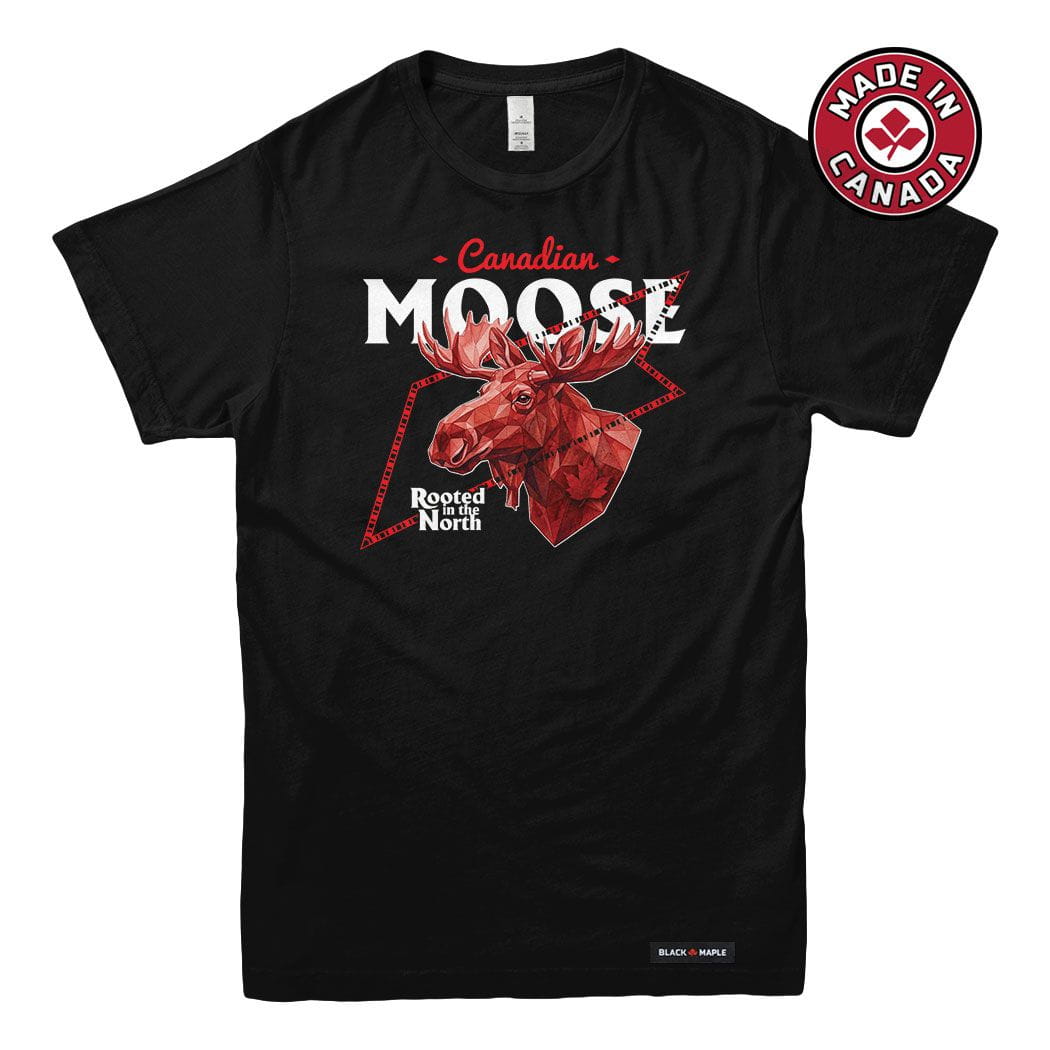 Canadian Moose Low Poly Bust T-shirt