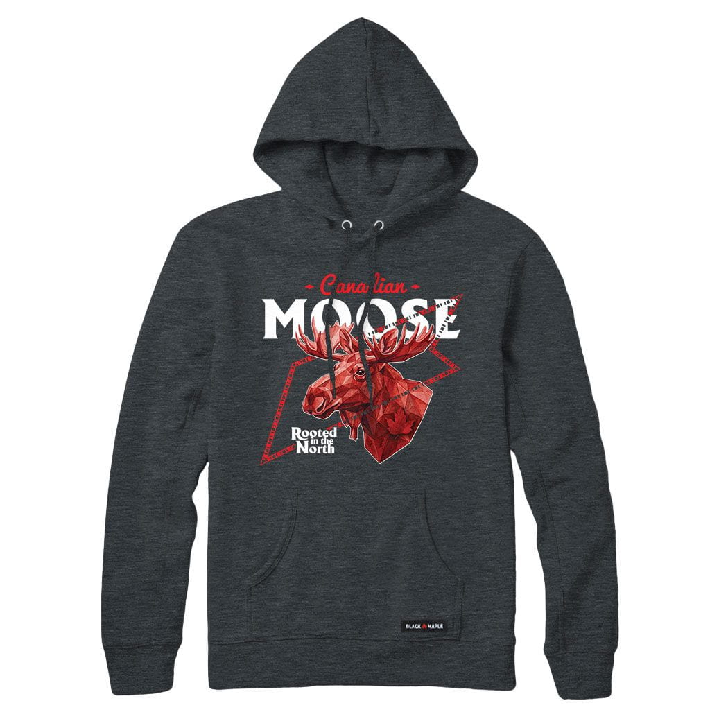 Canadian Moose Low Poly Bust Sweatshirt or Hoodie