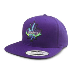 Canadian Northern Lights Flat Brim Snapback Cap