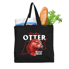 Canadian Otter Low Poly Bust Tote Bag