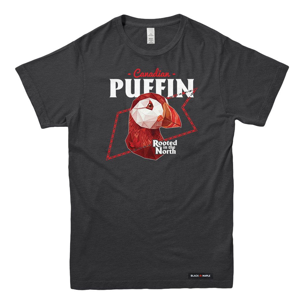 Canadian Puffin Low Poly Bust T-shirt