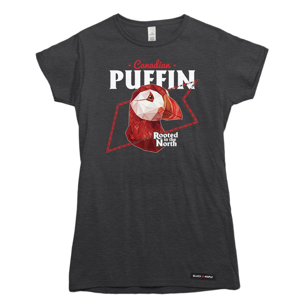 Canadian Puffin Low Poly Bust T-shirt