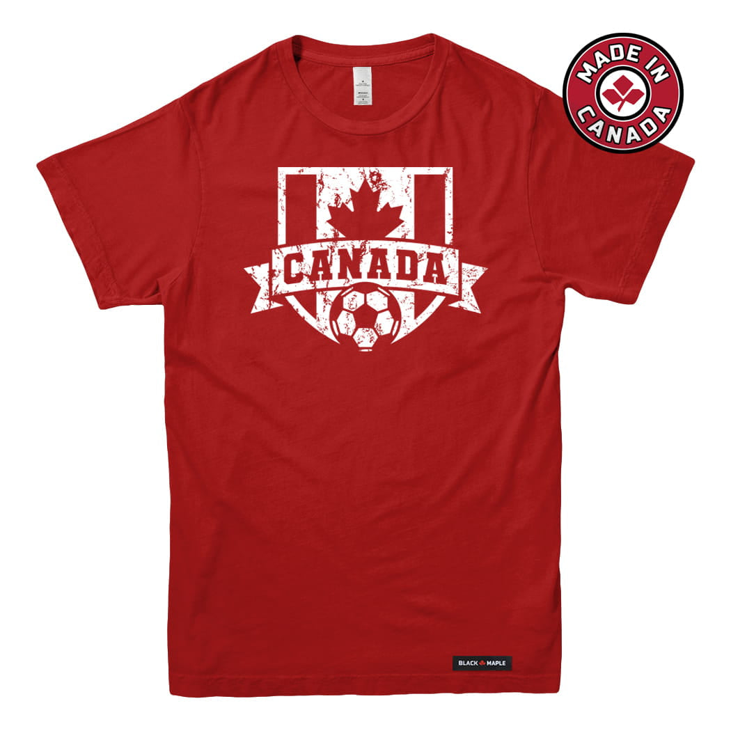 Canadian Soccer Crest Vintage T-shirt