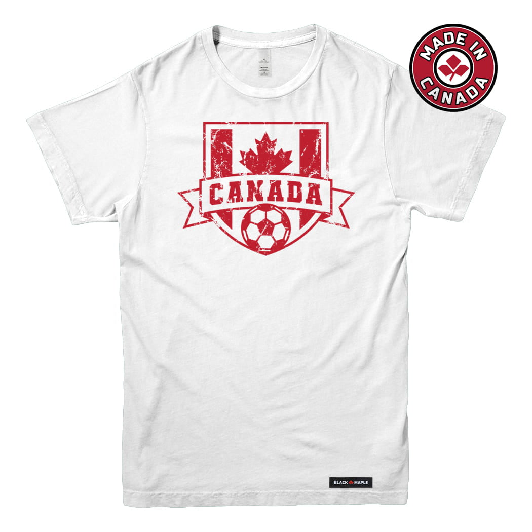 Canadian Soccer Crest Vintage T-shirt