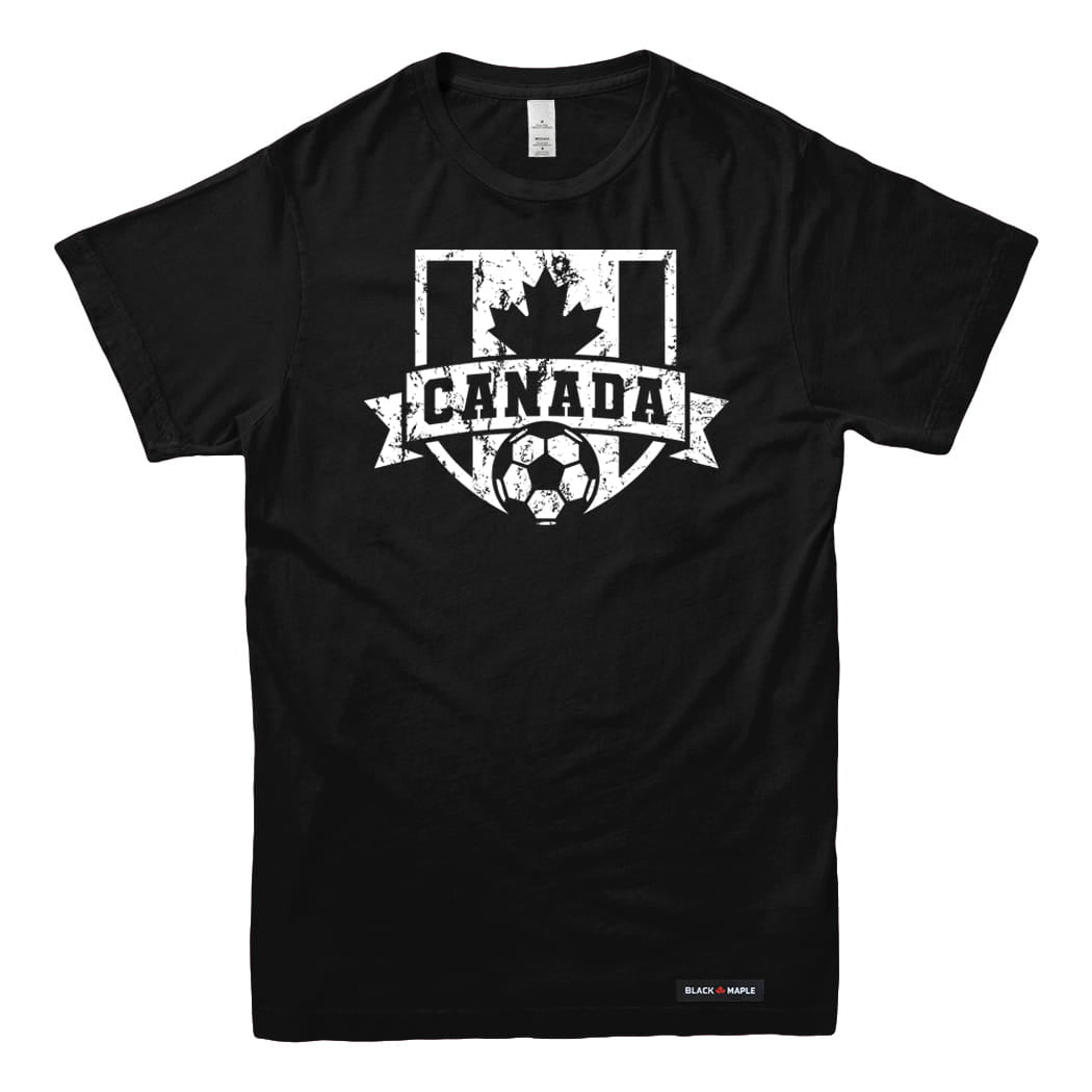 Canadian Soccer Crest Vintage T-shirt