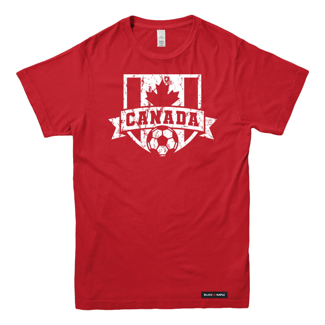 Canadian Soccer Crest Vintage T-shirt