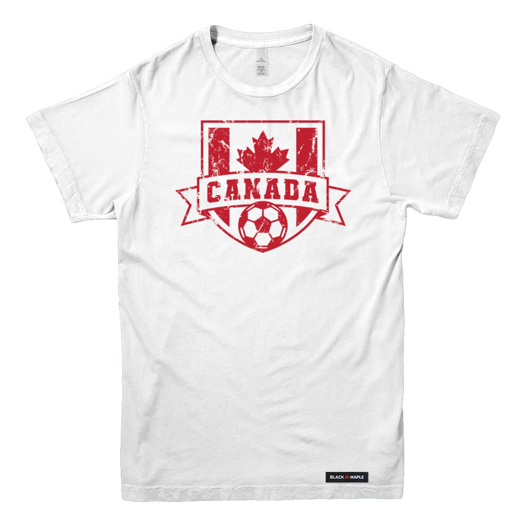 Canadian Soccer Crest Vintage T-shirt