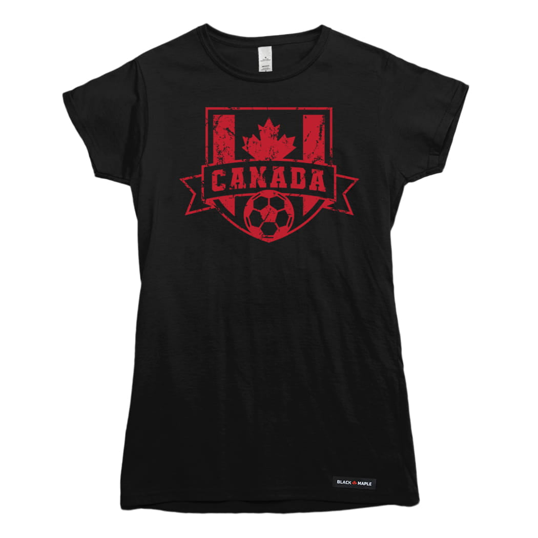 Canadian Soccer Crest Vintage T-shirt