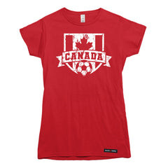 Canadian Soccer Crest Vintage T-shirt