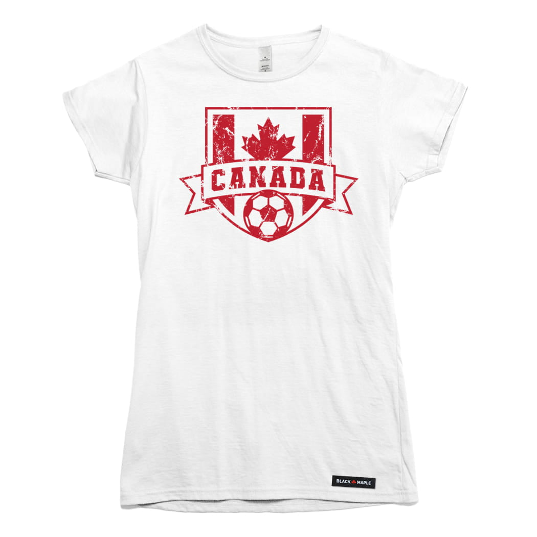 Canadian Soccer Crest Vintage T-shirt