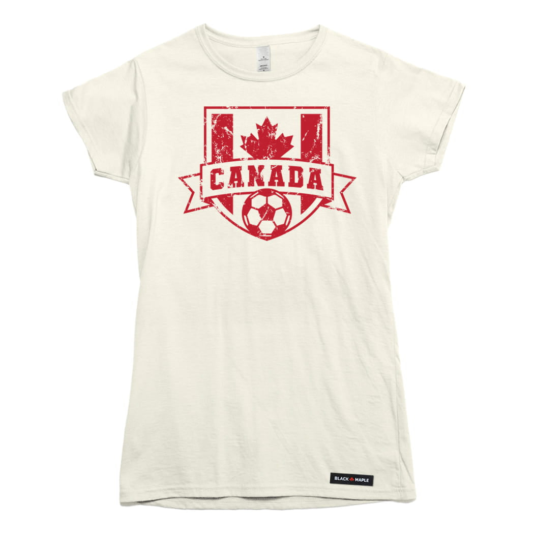 Canadian Soccer Crest Vintage T-shirt