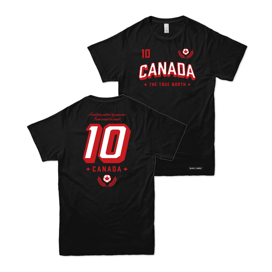 Canadian Soccer Fan Culture Design T-shirt