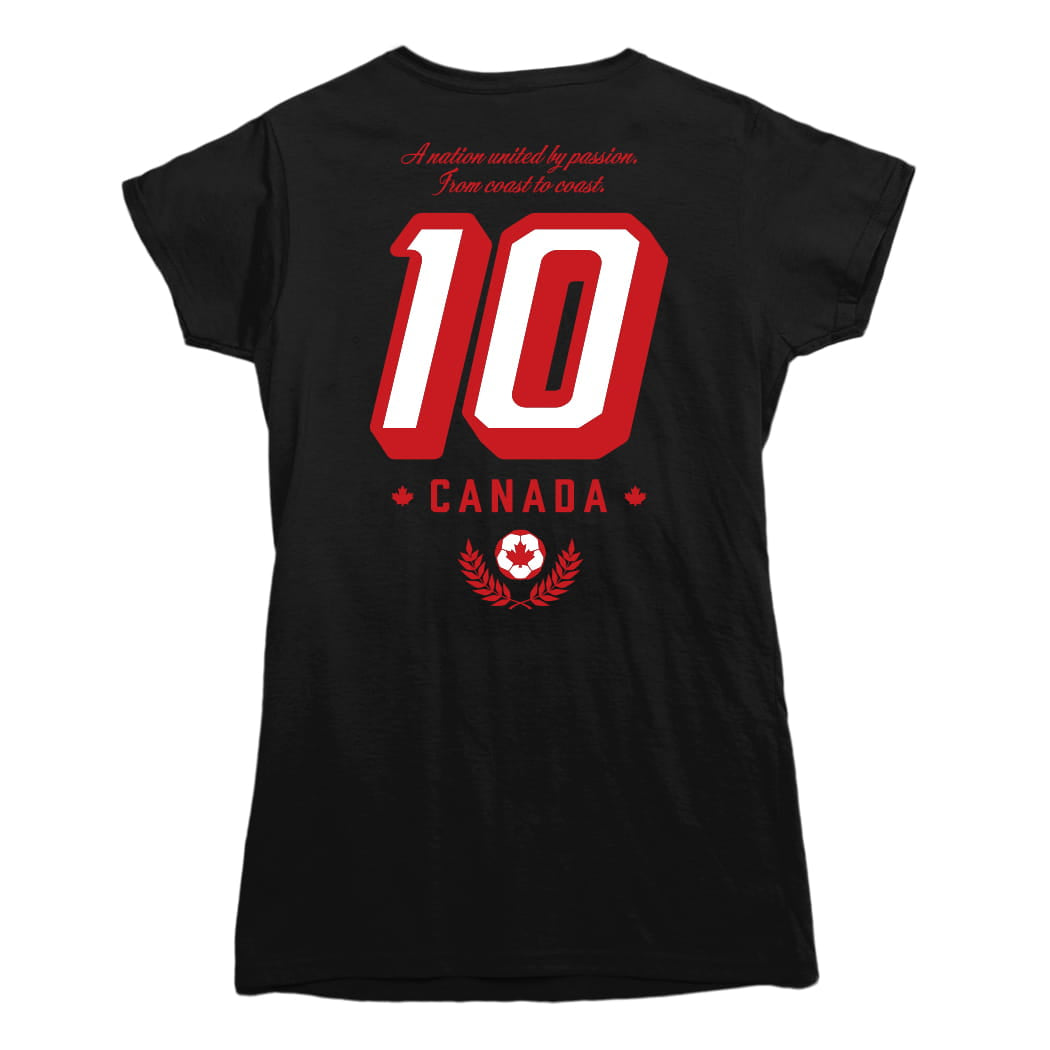 Canadian Soccer Fan Culture Design T-shirt