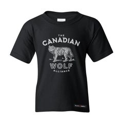 Canadian Wolf Alliance Kids T-shirt