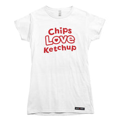 Chips Love Ketchup T-shirt