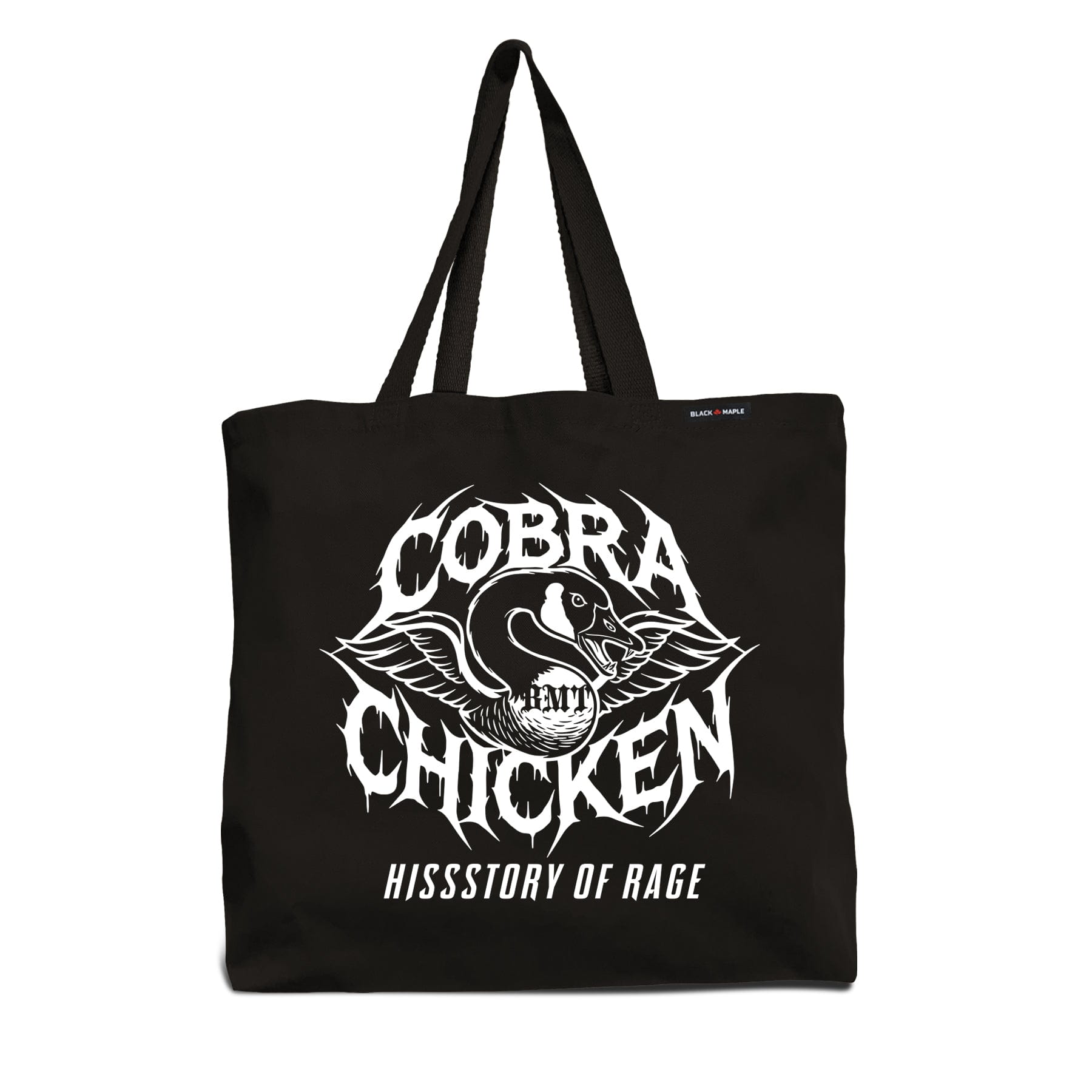 Cobra Chicken Hissstory of Rage Tote Bag