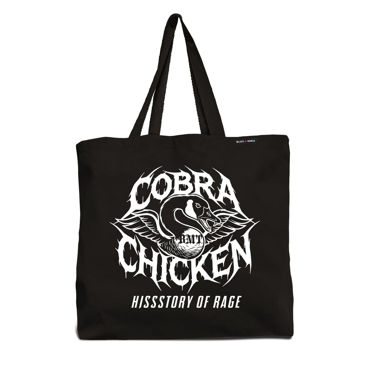 Cobra Chicken Hissstory of Rage Tote Bag