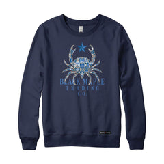 Crab Patchwork Crewneck Sweatshirt