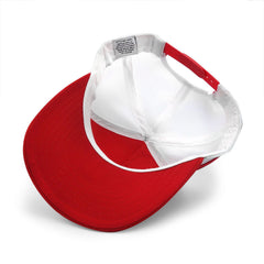 Alberta Retro Stripe Trucker Cap