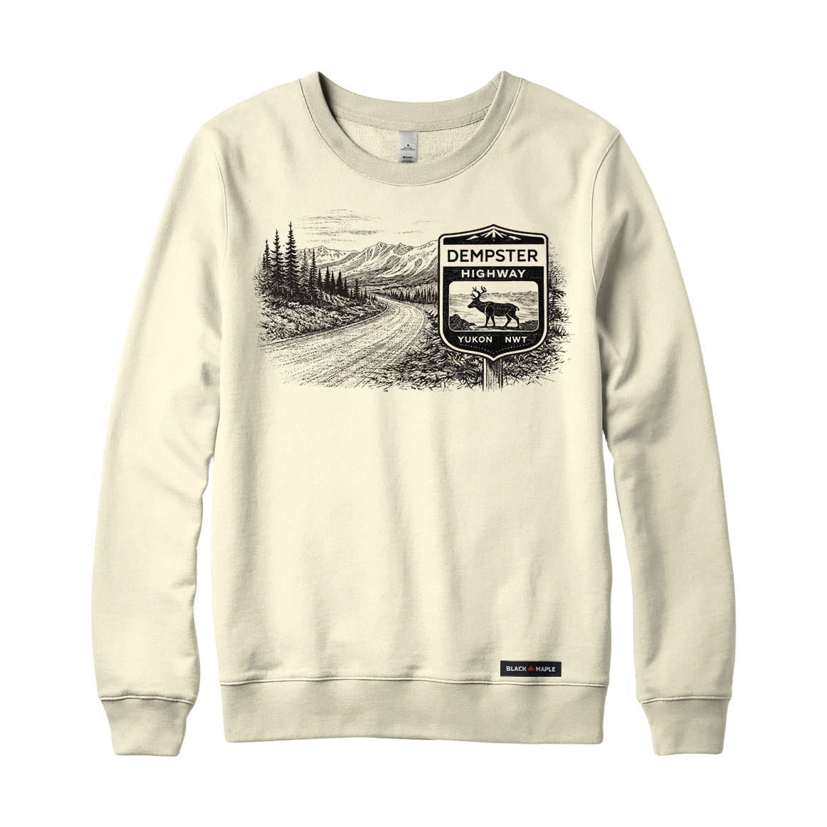 Dempster Highway Yukon Territories Road Trip Sweatshirt or Hoodie