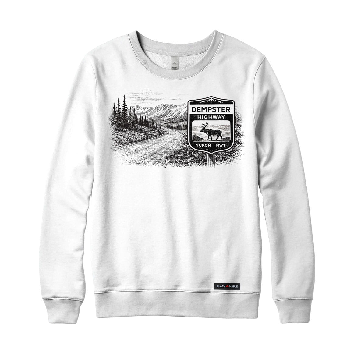 Dempster Highway Yukon Territories Road Trip Sweatshirt or Hoodie